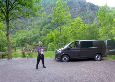 Tournage de présentation d'un véhicule